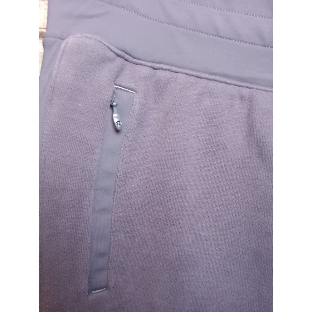 Lululemon Athletica Gray Jogger Pants Women Size 10 Zipper Pockets Drawstring - Picture 6 of 10